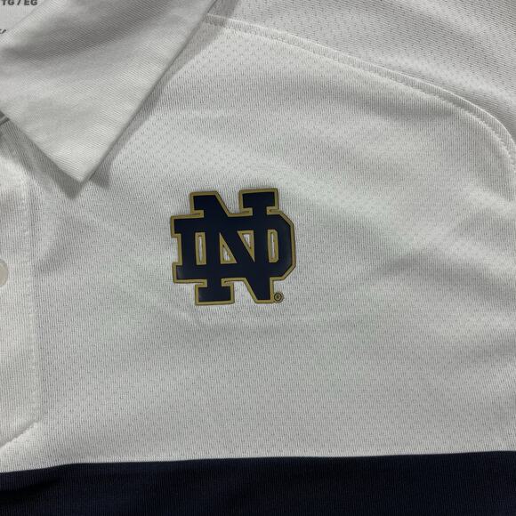 Notre Dame Shirt Mens XL Under Armour HeatGear Polo Football Performance NCAA - Picture 3 of 9